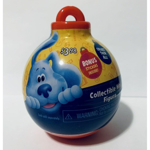 4 Blues Clues and You Ornament Collectible Mini Figure Capsule Nickelodeon Lot - Picture 8 of 10